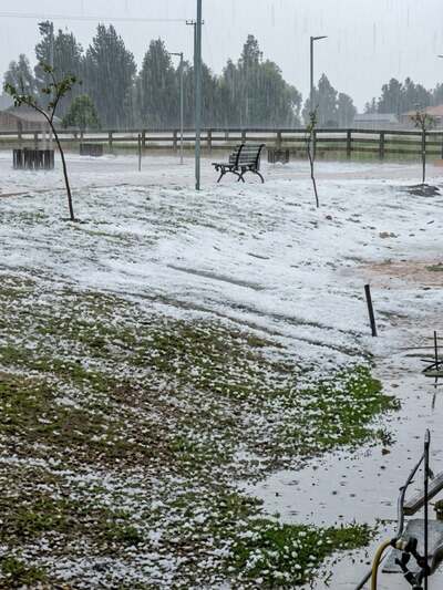 Forte chuva de granizo causa prejuízos e deixa famílias desalojadas no município de Marquinho